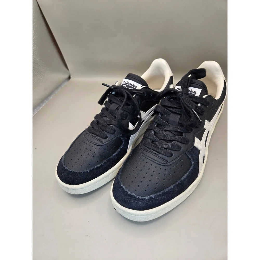 Asics ONITSUKA Tiger GSM shoes Men's 6.5 Black Suede Athletic Casual Sneakers